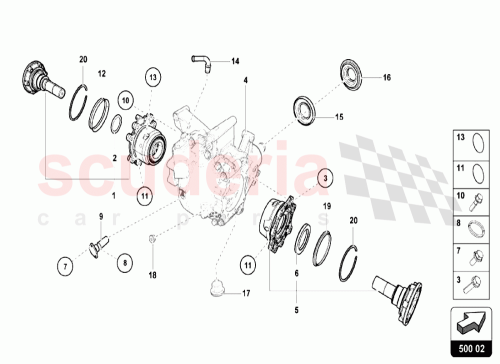 Part Diagram for Lamborghini 470598403A