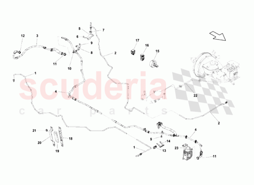 Part Diagram for Lamborghini 400121503