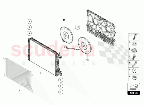Part Diagram for Lamborghini 8K0805399B