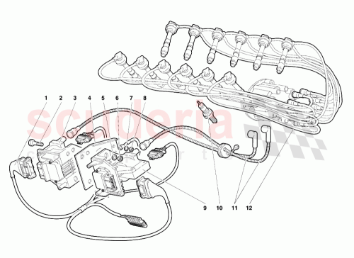 Part Diagram for Lamborghini 006134278