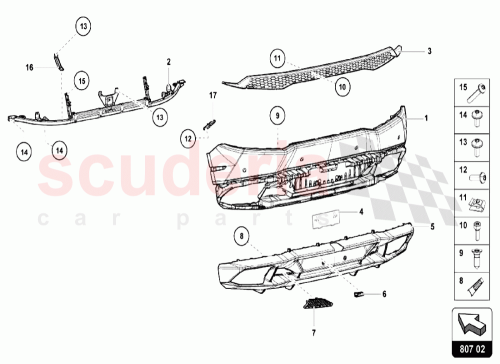 Part Diagram for Lamborghini N10748001