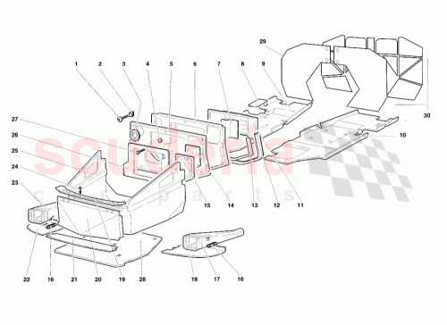 Part Diagram for Lamborghini 009411115