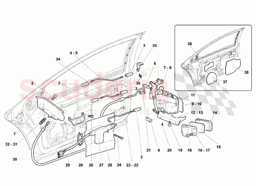 Part Diagram for Lamborghini 410837237A