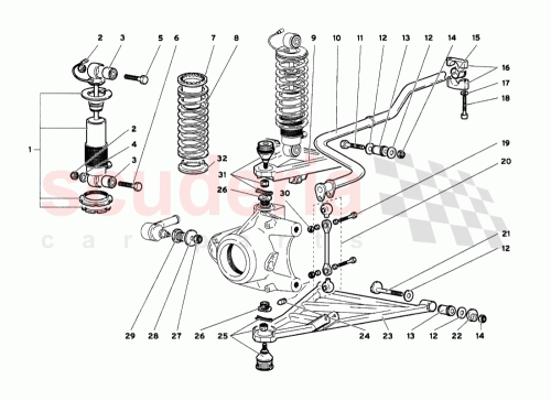 Part Diagram for Lamborghini 410407156