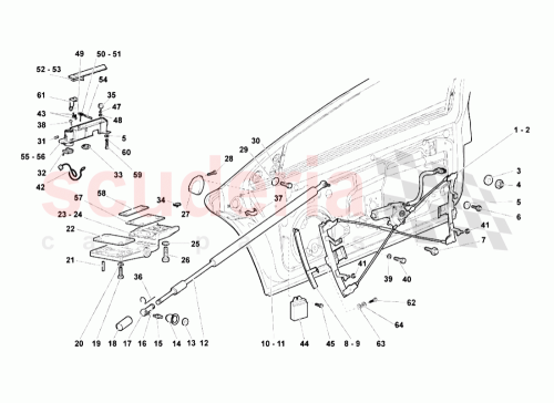 Part Diagram for Lamborghini 418837401