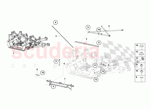 Part Diagram for Lamborghini 470813149B
