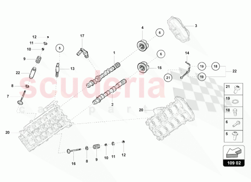 Part Diagram for Lamborghini 07L109409C