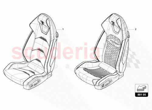Part Diagram for Lamborghini 4T7881011AM003