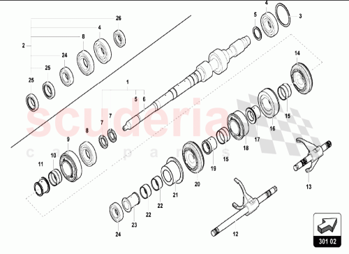 Part Diagram for Lamborghini 0CE311357C