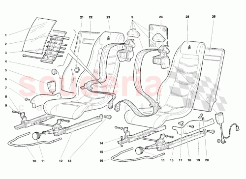 Part Diagram for Lamborghini 009435121