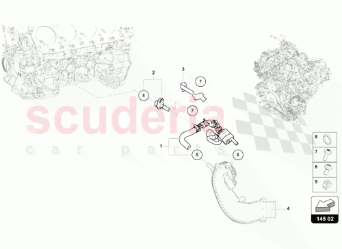 Part Diagram for Lamborghini N90925002