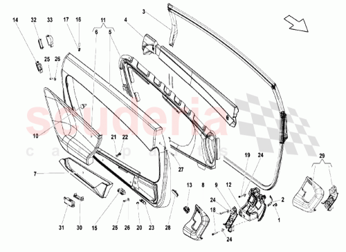 Part Diagram for Lamborghini 402867105G