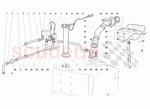 Part Diagram for Lamborghini 0062001582