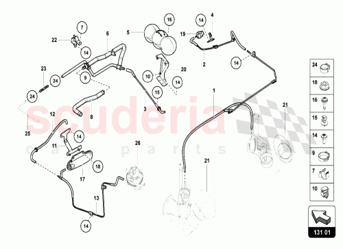 Part Diagram for Lamborghini N10196901