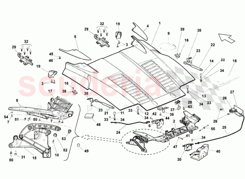 Part Diagram for Lamborghini 400862613F