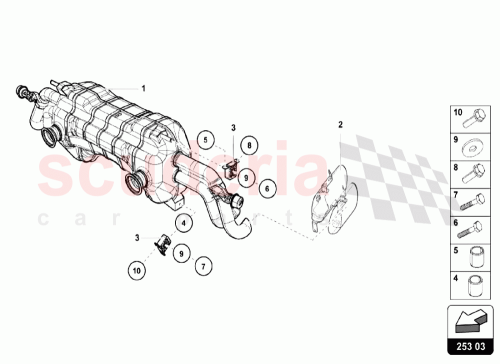 Part Diagram for Lamborghini 4T0251051A