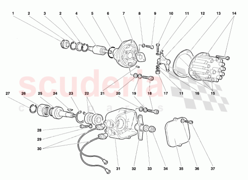 Part Diagram for Lamborghini 008100516