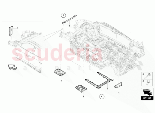 Part Diagram for Lamborghini N91228201