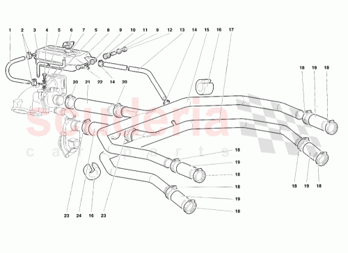 Part Diagram for Lamborghini 001733714