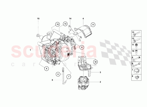 Part Diagram for Lamborghini 420199381R