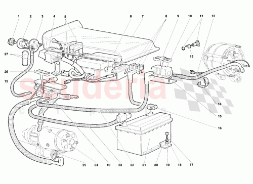 Part Diagram for Lamborghini 006136784