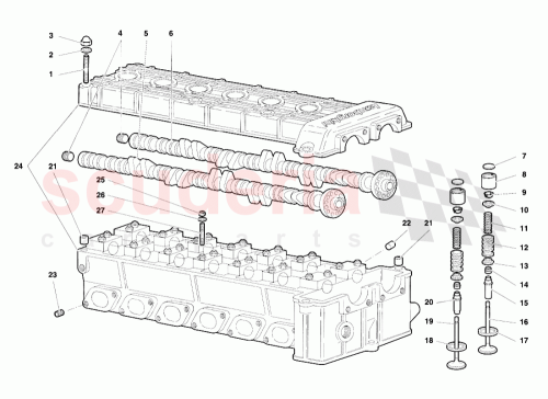 Part Diagram for Lamborghini 001232708