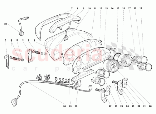 Part Diagram for Lamborghini 006029657
