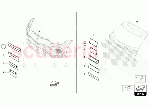 Part Diagram for Lamborghini N0385494