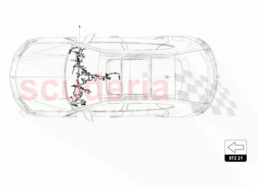 Part Diagram for Lamborghini 4ML970101