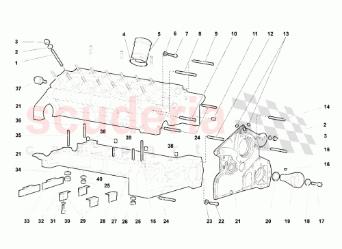 Part Diagram for Lamborghini 07L919561B