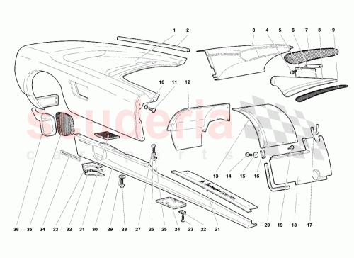 Part Diagram for Lamborghini 009430126