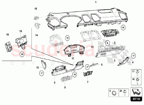 Part Diagram for Lamborghini N10684701