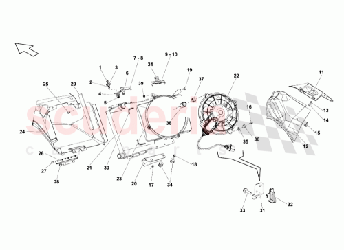 Part Diagram for Lamborghini 400807157C