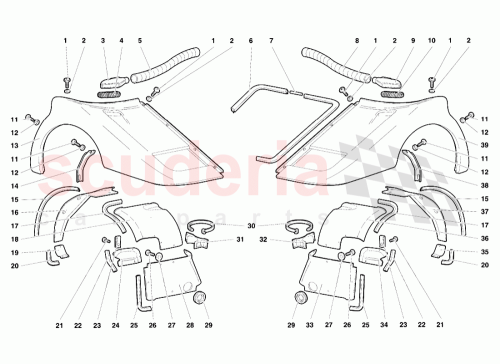 Part Diagram for Lamborghini 009911401