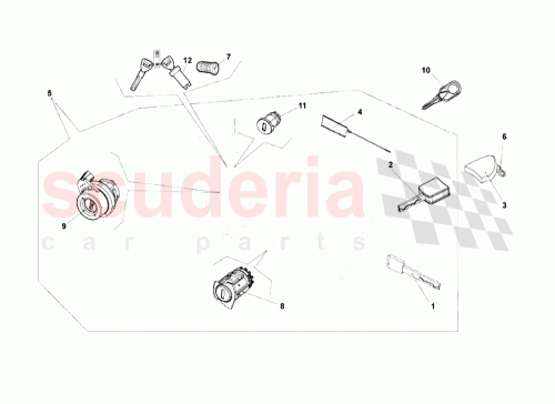 Part Diagram for Lamborghini 8E2837064A