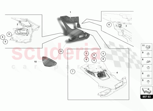 Part Diagram for Lamborghini 470857566B