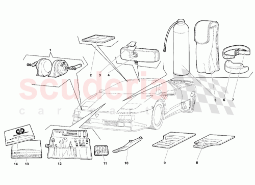 Part Diagram for Lamborghini 901325715