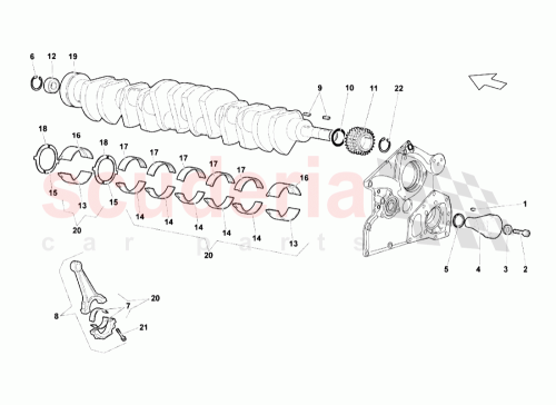 Part Diagram for Lamborghini 07M105255D