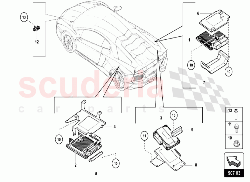 Part Diagram for Lamborghini 470907179C