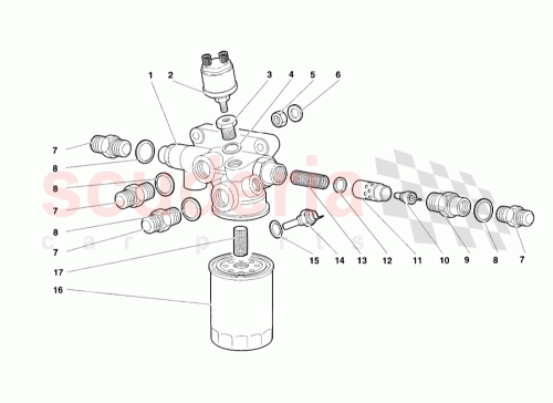 Part Diagram for Lamborghini 001530303