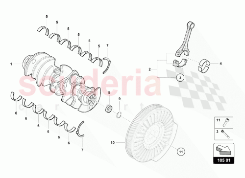 Part Diagram for Lamborghini 079105701PGLB