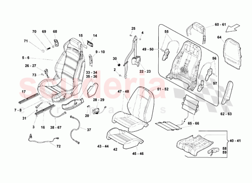 Part Diagram for Lamborghini 400881003E