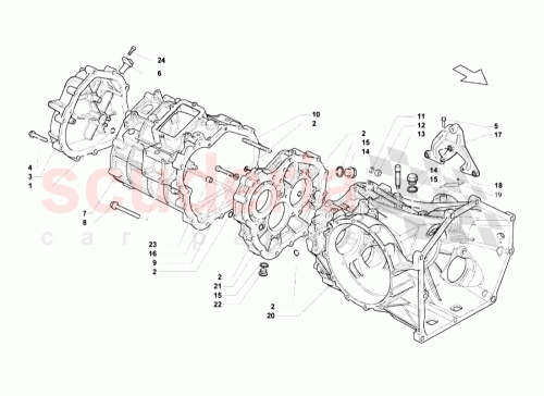 Part Diagram for Lamborghini 086301201D