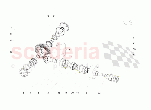 Part Diagram for Lamborghini 01S409435