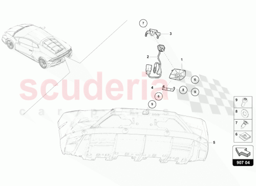 Part Diagram for Lamborghini 4T0807286B