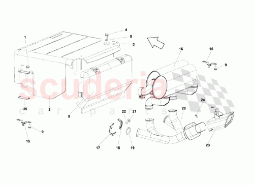 Part Diagram for Lamborghini 07M251237L