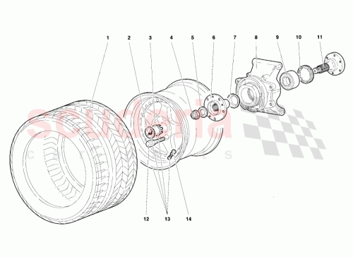 Part Diagram for Lamborghini 005236291