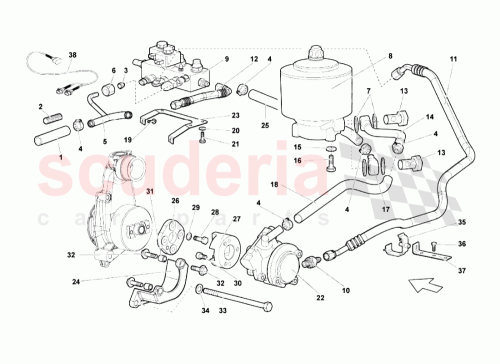 Part Diagram for Lamborghini 400422373