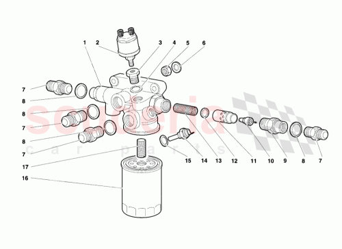 Part Diagram for Lamborghini 001530196