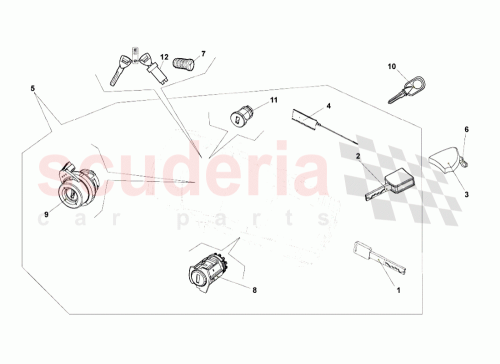 Part Diagram for Lamborghini 400035420A